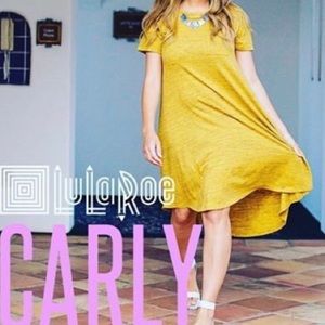 ⚡️LuLaRoe Carly T-shirt Dress EUC in Teal⚡️
